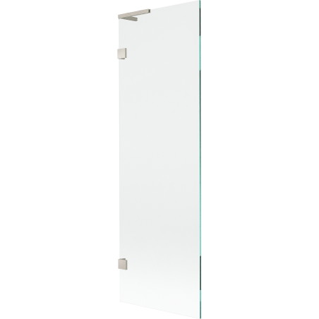 Mexen Lunar L paroi de baignoire à 1 panneau 60 x 150 cm, transparent, nickel brossé - 897L-060-000-97-00