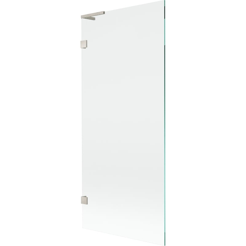 Mexen Lunar L paroi de baignoire à 1 volet 80 x 150 cm, transparent, nickel brossé - 897L-080-000-97-00