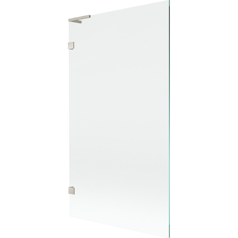 Mexen Lunar L paroi de douche à 1 battant 100 x 150 cm, transparent, nickel brossé - 897L-100-000-97-00