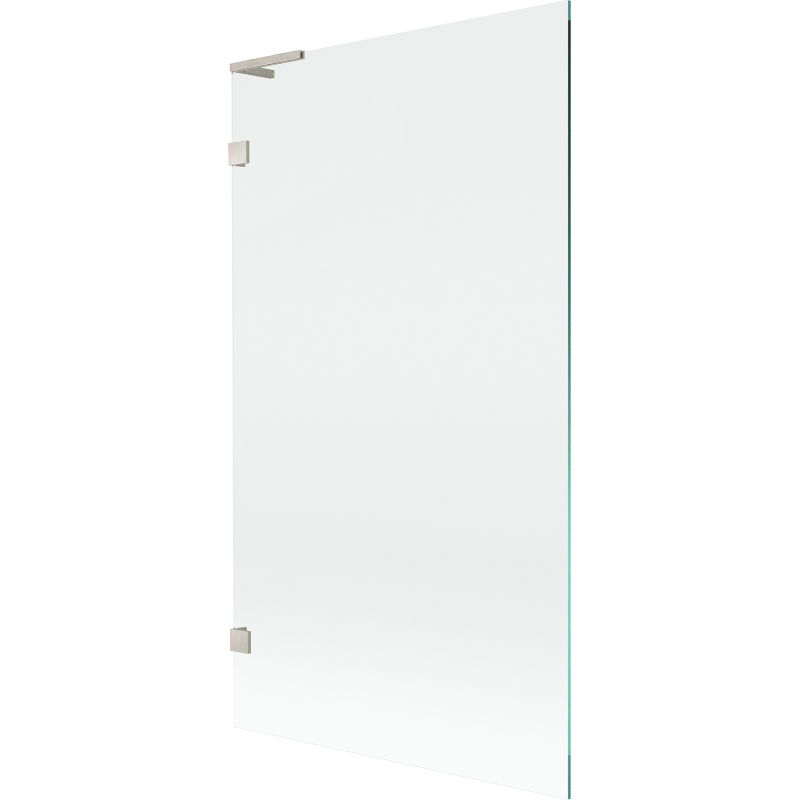 Paroi de baignoire Mexen Lunar L à 1 volet 100 x 150 cm, transparent, nickel brossé - 897L-100-000-97-00