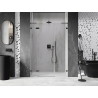Mexen Lunar L porte de douche pivotante gauche 125 cm, transparent, gun metal - 834SL-125-050-95-00-L