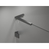 Mexen Lunar L porte de douche pivotante gauche 125 cm, transparent, gun metal - 834SL-125-050-95-00-L