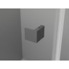 Mexen Lunar L porte de douche pivotante gauche 125 cm, transparent, gun metal - 834SL-125-050-95-00-L