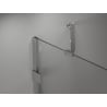 Mexen Lunar pare-douche à deux volets gauche 80 x 150 cm, transparent, chromé - 897-080-100-01-00-L