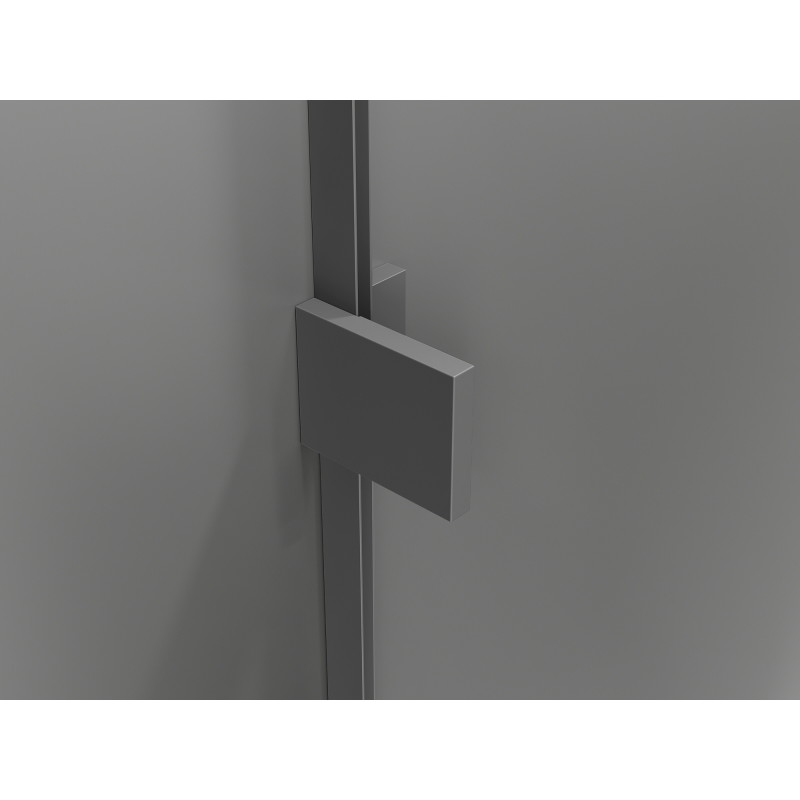 Mexen Lunar L porte de douche pivotante gauche 155 cm, transparent, gun metal - 834SL-155-050-95-00-L