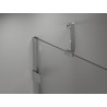 Mexen Lunar pare-douche 2 volets gauche 130 x 150 cm, transparent, chrome - 897-130-100-01-00-L