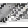 Mexen Lunar L porte de douche battante droite 160 cm, transparent, blanc - 834SL-160-050-20-00-P