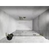 Mexen Lunar L porte de douche pivotante droite 130 cm, transparent, doré - 834SL-130-050-50-00-P