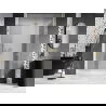Mexen Lunar L porte de douche battante droite 155 cm, transparentes, or brossé - 834SL-155-050-55-00-P