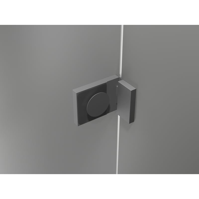 Mexen Lunar pare-douche à 2 volets gauche 110 x 150 cm, transparent, métal canon - 897-110-100-95-00-L