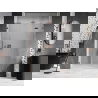 Mexen Lunar L porte de douche battante droite 120 cm, transparent, or rose - 834SL-120-050-60-00-P
