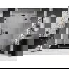 Mexen Lunar L porte de douche pivotante droite 135 cm, transparent, gris canon brossé - 834SL-135-050-66-00-P