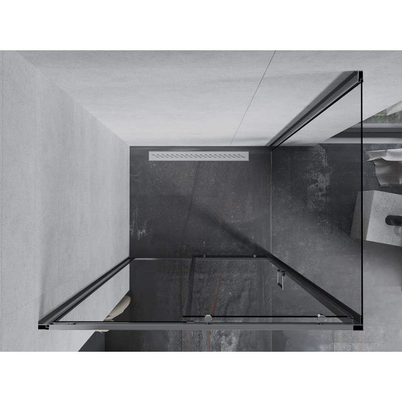 Mexen Apia cabine de douche coulissante 140 x 90 cm, transparent, chrome - 840-140-090-01-00