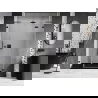Mexen Lunar L porte de douche pivotante droite 140 cm, transparent, noir - 834SL-140-050-70-00-P