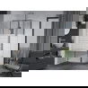 Mexen Apia cabine de douche coulissante 135 x 70 cm, bandes, chrom - 840-135-070-01-20