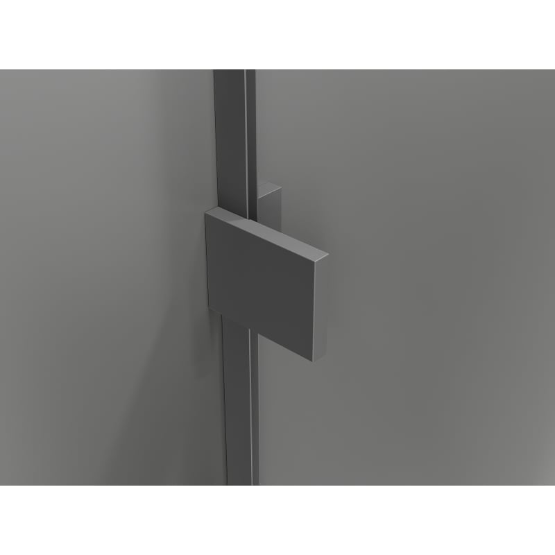 Mexen Lunar L porte de douche pivotante droite 155 cm, transparent, gun metal - 834SL-155-050-95-00-P