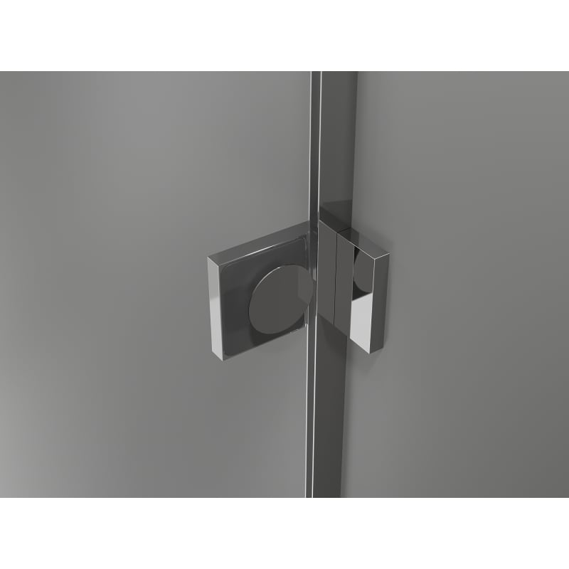 Mexen Lunar L pare-douche à deux volets gauche 90 x 150 cm, transparent, chrome - 897L-090-100-01-00-L