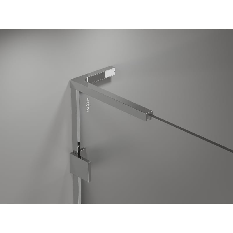 Mexen Lunar L pare-douche à deux volets gauche 90 x 150 cm, transparent, chrome - 897L-090-100-01-00-L