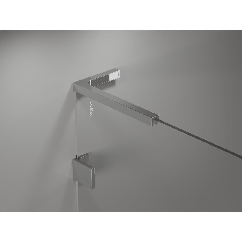 Mexen Lunar L pare-douche à deux volets gauche 90 x 150 cm, transparent, chrome - 897L-090-100-01-00-L