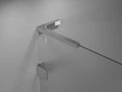 Mexen Lunar L pare-douche à deux volets gauche 90 x 150 cm, transparent, chrome - 897L-090-100-01-00-L