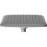 Mexen D-62 douche de tête 20x20 cm, gris fusil brossé - 79762-66