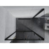 Mexen Apia cabine de douche coulissante 135 x 80 cm, transparente, noire - 840-135-080-70-00