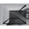 Mexen Apia cabine de douche coulissante 135 x 90 cm, transparente, noire - 840-135-090-70-00