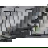 Cabine de douche coulissante Mexen Apia 135 x 100 cm, transparent, noire - 840-135-100-70-00
