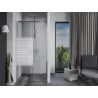 Mexen Apia porte de douche coulissante 135 cm, rayures, chrome - 845-135-000-01-20