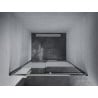 Mexen Apia porte de douche coulissante 135 cm, rayures, chrome - 845-135-000-01-20