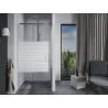 Mexen Apia porte de douche coulissante 135 cm, rayures, chrome - 845-135-000-01-20