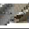Mexen X-Wall-R étagère encastrée avec rebord 30 x 20 cm, inox - 1910302010