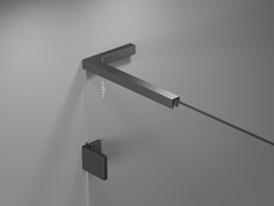 Mexen Lunar L paroi de douche à deux volets gauche 110 x 150 cm, transparent, gris canon brossé - 897L-110-100-66-00-L