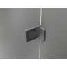 Mexen Lunar L paroi de baignoire à 2 volets gauche 120 x 150 cm, transparent, gun metal - 897L-120-100-95-00-L