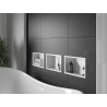 Mexen X-Wall-R étagère d'encastrement avec collerette 30 x 20 cm, blanche - 1920302010