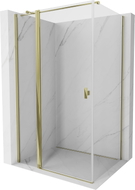 Mexen Mist T cabine de douche pivotante 120 x 90 cm, transparent, doré - 8A4T-120-090-50-00