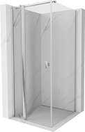 Mexen Mist T cabine de douche pivotante 100 x 100 cm, transparente, chrome - 8A4T-100-100-01-00