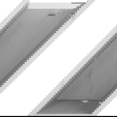 Mexen Lunar L porte de douche battante à droite 125 cm, transparent, chrome - 834L-125-000-01-00-P