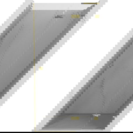 Mexen Lunar L porte de douche pivotante droite 95 cm, transparent, or - 834L-095-000-50-00-P