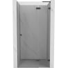 Mexen Lunar L porte de douche pivotante droite 105 cm, transparent, métal canon - 834L-105-000-95-00-P