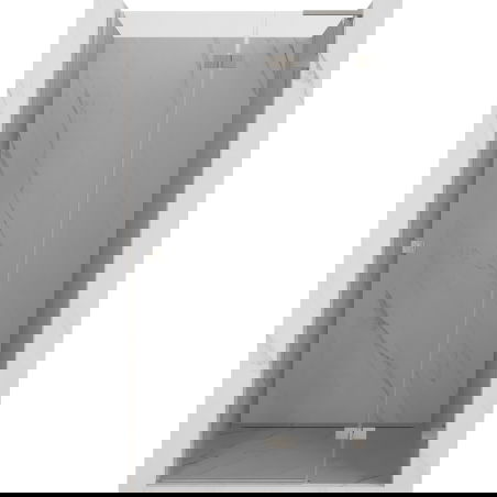 Mexen Lunar L porte de douche pivotante droite 100 cm, transparent, nickel brossé - 834L-100-000-97-00-P