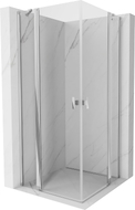 Mexen Mist Duo cabine de douche pivotante 85 x 85 cm, transparent, chrome - 8A4-085-085-01-00