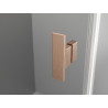 Mexen Mist T cabine de douche pivotante 115 x 75 cm, transparent, cuivre brossé - 8A4T-115-075-65-00