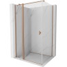 Mexen Mist T cabine de douche pivotante 115 x 75 cm, transparent, cuivre brossé - 8A4T-115-075-65-00