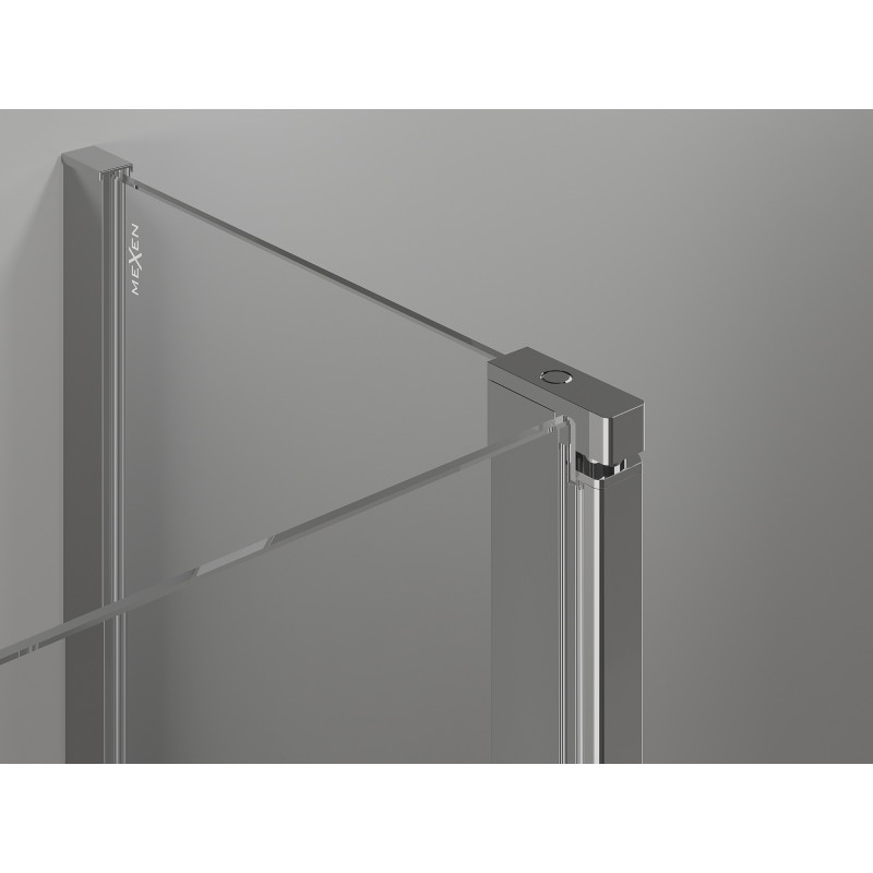 Mexen Mist Duo cabine de douche pivotante 110 x 95 cm, transparent, chrome - 8A4-110-095-01-00