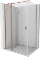 Mexen Mist T cabine de douche battante 115 x 80 cm, transparent, cuivre brossé - 8A4T-115-080-65-00