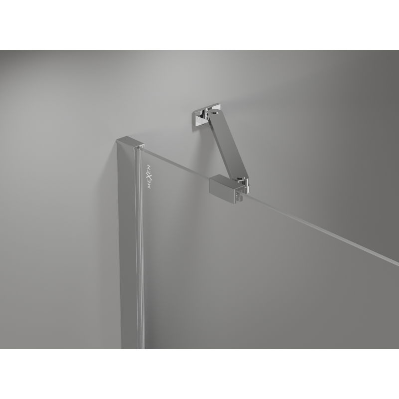 Mexen Mist Duo cabine de douche pivotante 115 x 110 cm, transparent, chrome - 8A4-115-110-01-00