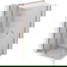Mexen Mist T cabine de douche pivotante 85 x 100 cm, transparent, cuivre brossé - 8A4T-085-100-65-00