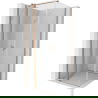 Mexen Mist T cabine de douche pivotante 100 x 100 cm, transparent, cuivre brossé - 8A4T-100-100-65-00