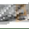 Mexen Rio cabine de douche carrée 70 x 70 cm, transparent, chrome + receveur Plat, noir - 860-070-070-01-00-4070